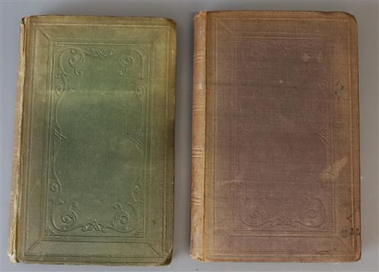 Tennyson, Alfred Lord - Maud, and Other Poems, 1st edition, 8vo, original green, blind-blocked cloth, front hinge split, Edward Moxon,